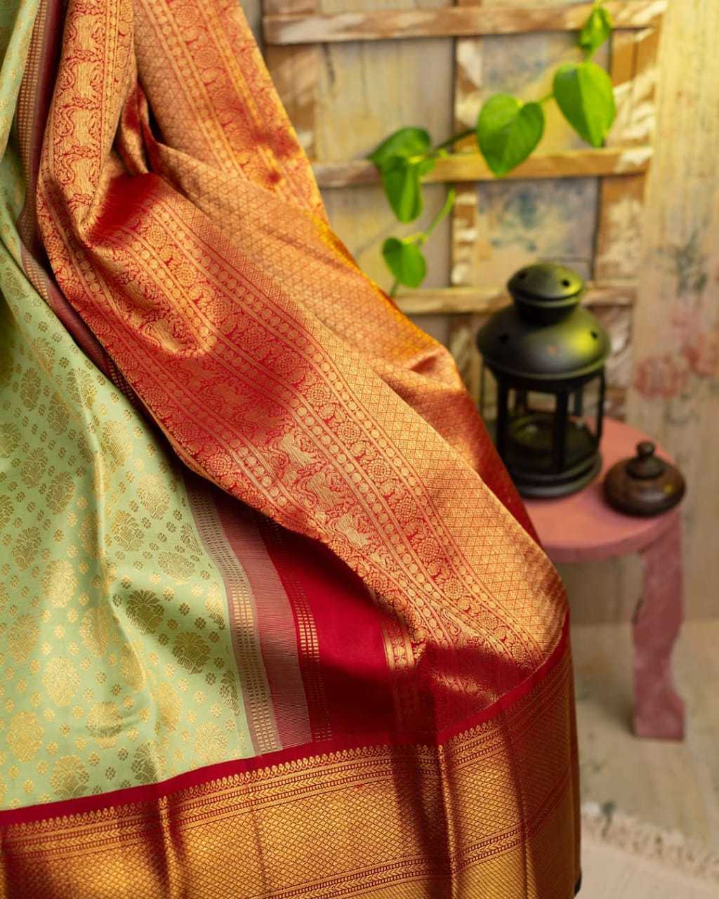 Pure Traditional Banarasi Silk Blend Saree - Soft Silk Fabric, 5.50 Mtr Length, Multi-color Design | Ideal For Festivals, Ceremonial Events, Parties, Weddings, Bollywood Style