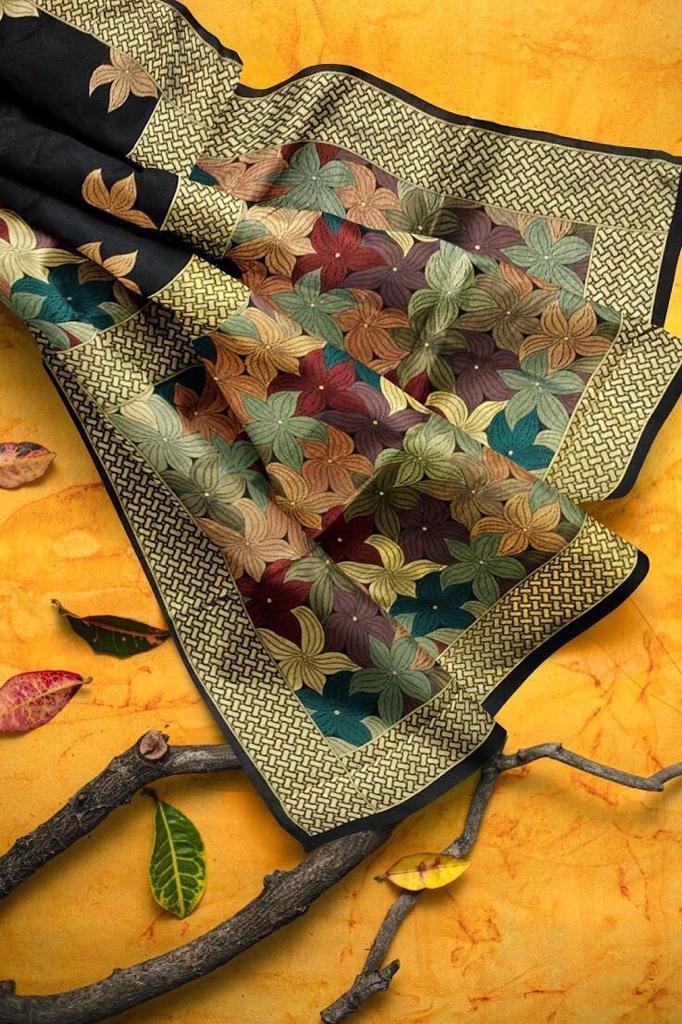 Jacquard Saree - Lichi Silk Weaving With Rich Pallu | Multi-color, Traditional Style For All Seasons