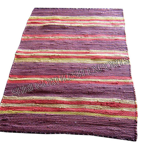100% Cotton Rag Rugs - Handmade Modern Design, Custom Sizes & Colors | Durable, Non-Bleeding, Versatile for Home and Commercial Use