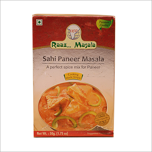 Sahi Paneer Masala - 50gm Powder Blend | Spicy & Salty Taste, Tempting Color, 1-Year Shelf Life, Store in Dry Place