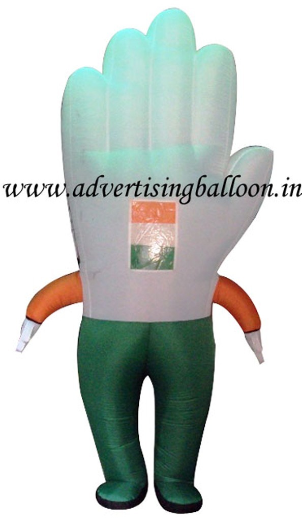 Silver Advertising Walking Inflatables