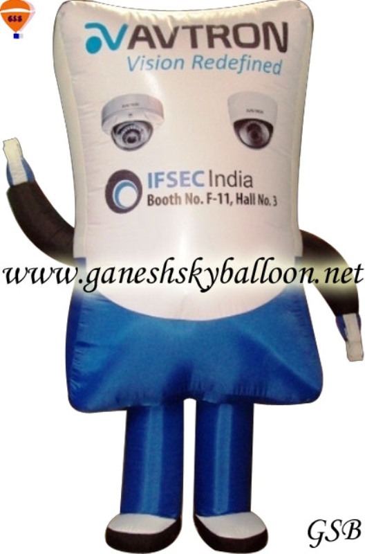 Silver Advertising Walking Inflatables