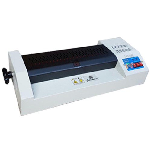 Lamination Machine - 540x250x150 Mm , 650 Mm/min Speed, 320 Mm Width, Automatic, Red Color, For Pouch Lamination
