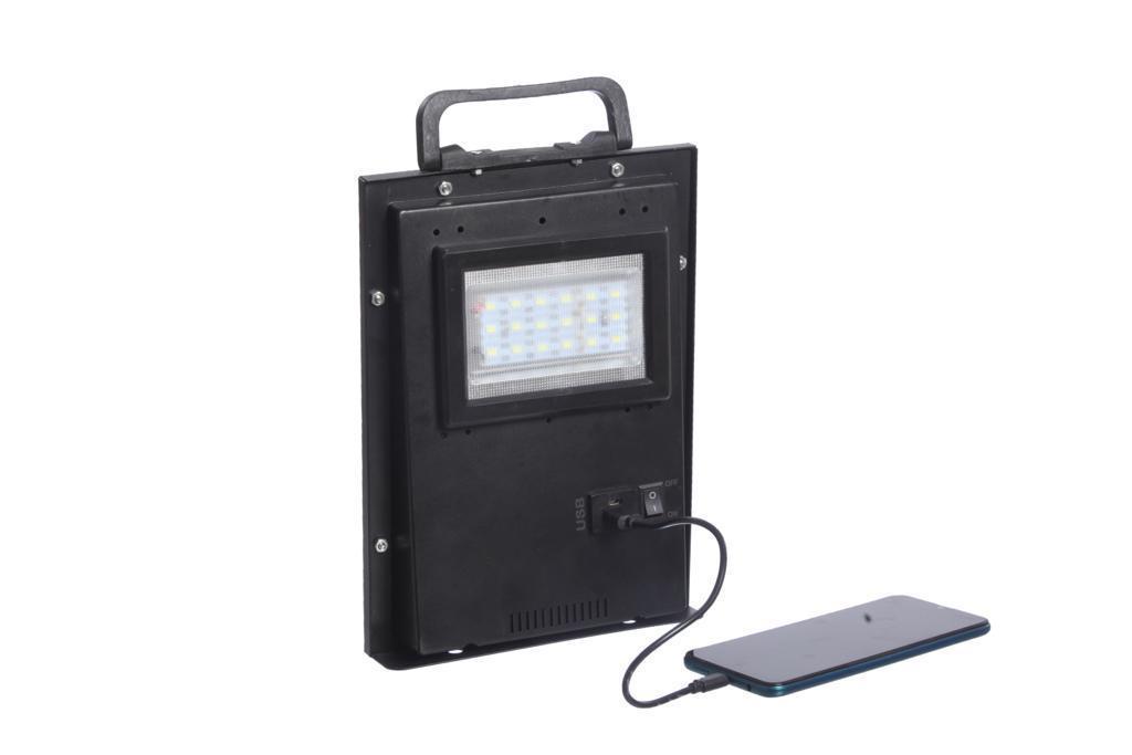 Black Solar Home Light