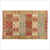 Hand Woven Woolen Flat Weave Kilim Design: Modern