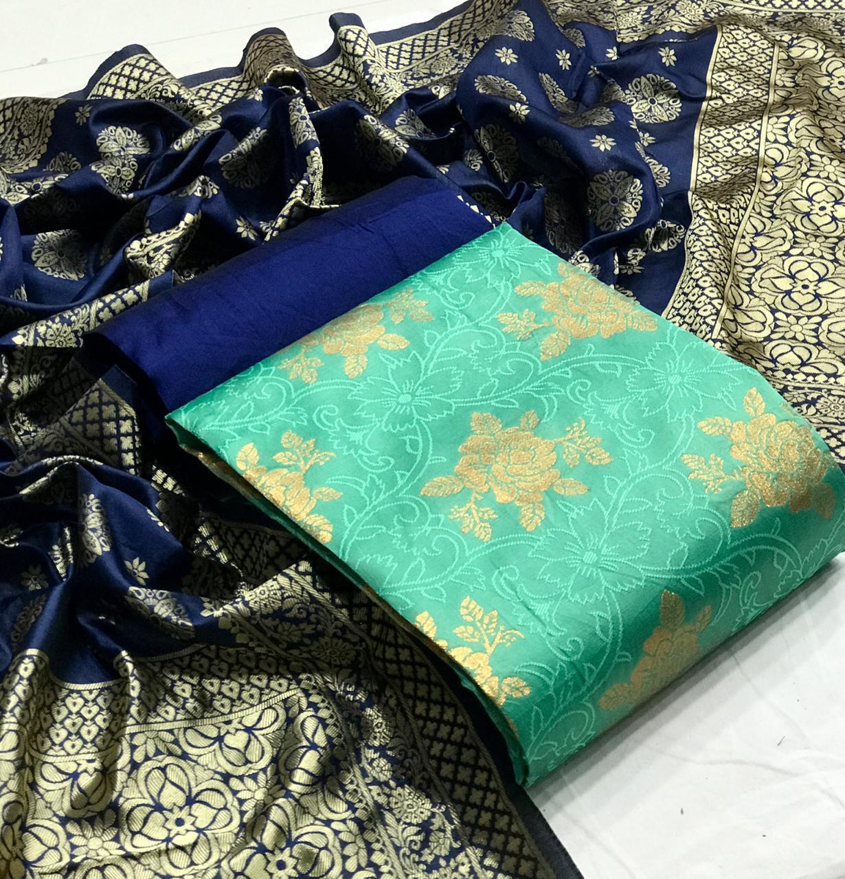 Multi Colour Dress Material