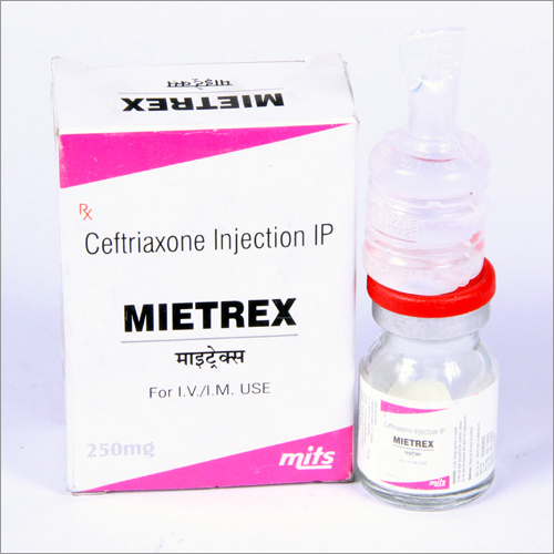 Ceftriaxone Injection - 250 mg | Prescription-Only Antibacterial Solution for Gonorrhea, Pelvic Inflammatory Disease & Meningitis
