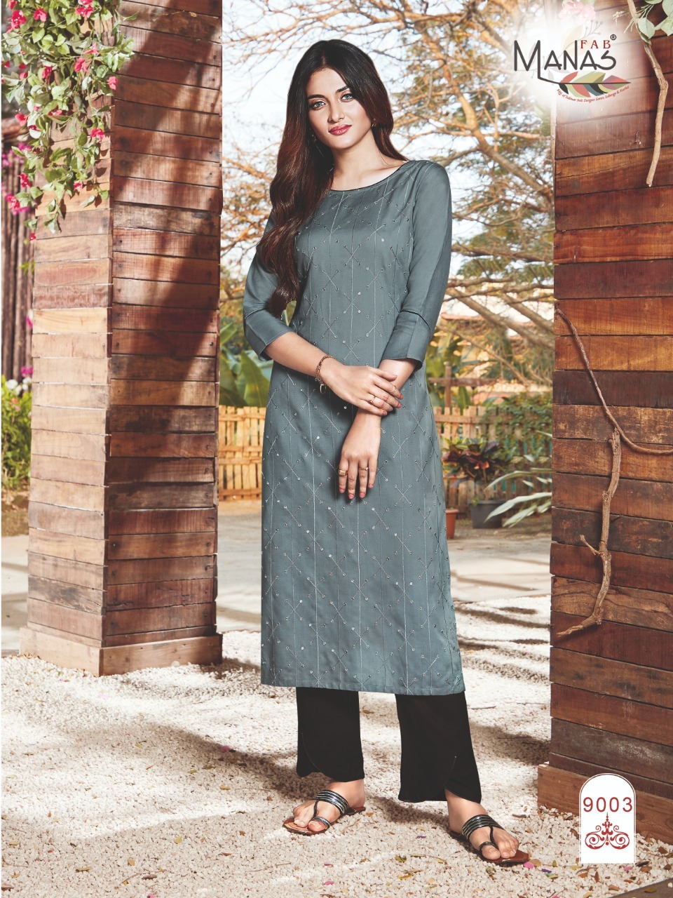Sequence Rayon Embroidered Kurtis - 14 Kg Material, Sizes M-3xl | 10 Unique Designs, 3/4 Sleeve Style, Quick Dry, Washable, Customizable Logo