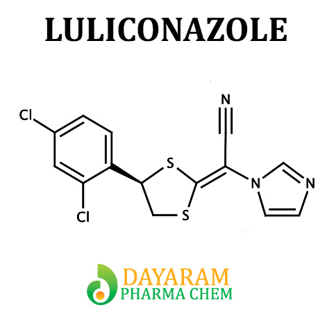 Luliconazole - 99.98% Pure, White To Off-white Crystals | Antifungal Agent, 1% Cream And Lotion Form, Slow Fungal Growth