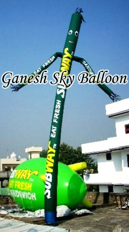 Green Advertising Sky Dancers