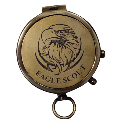 Golden Black Antique Compass