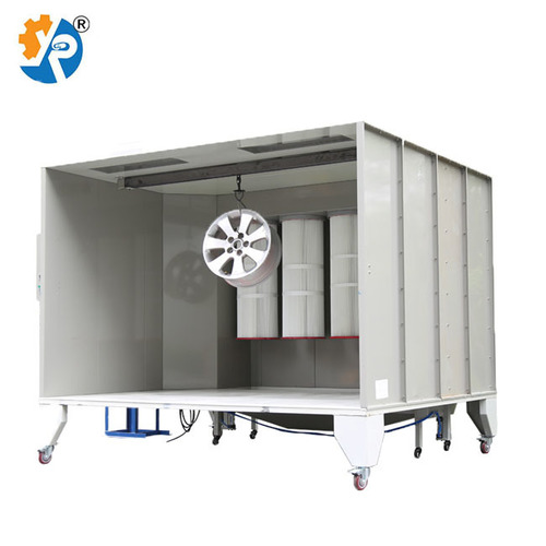 इलेक्ट्रोस्टैटिक पाउडर छिड़काव के लिए बूथ