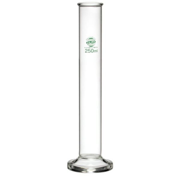 Hydrometer Jar Round Base 250 Ml Equipment Materials: Borosilicate 3.3