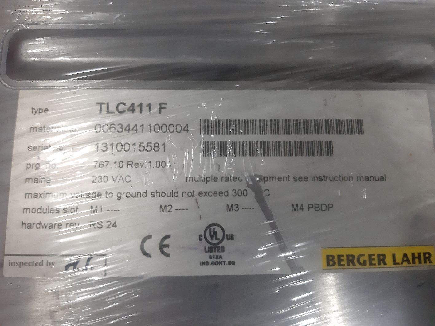 Berger Lahr Servo Drive Tlc411f