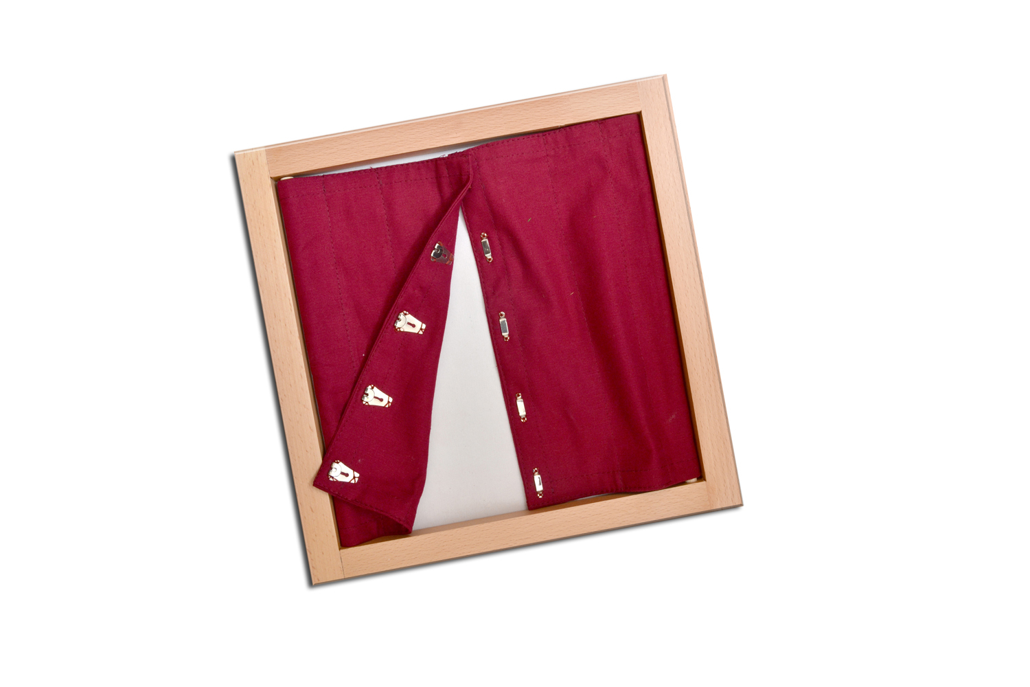 Kidken Montessori Fastening Frames | Montessori Dressing Frames | Early Childhood Development Toys (Pant Hooks) Age Group: 3 To 4 Years