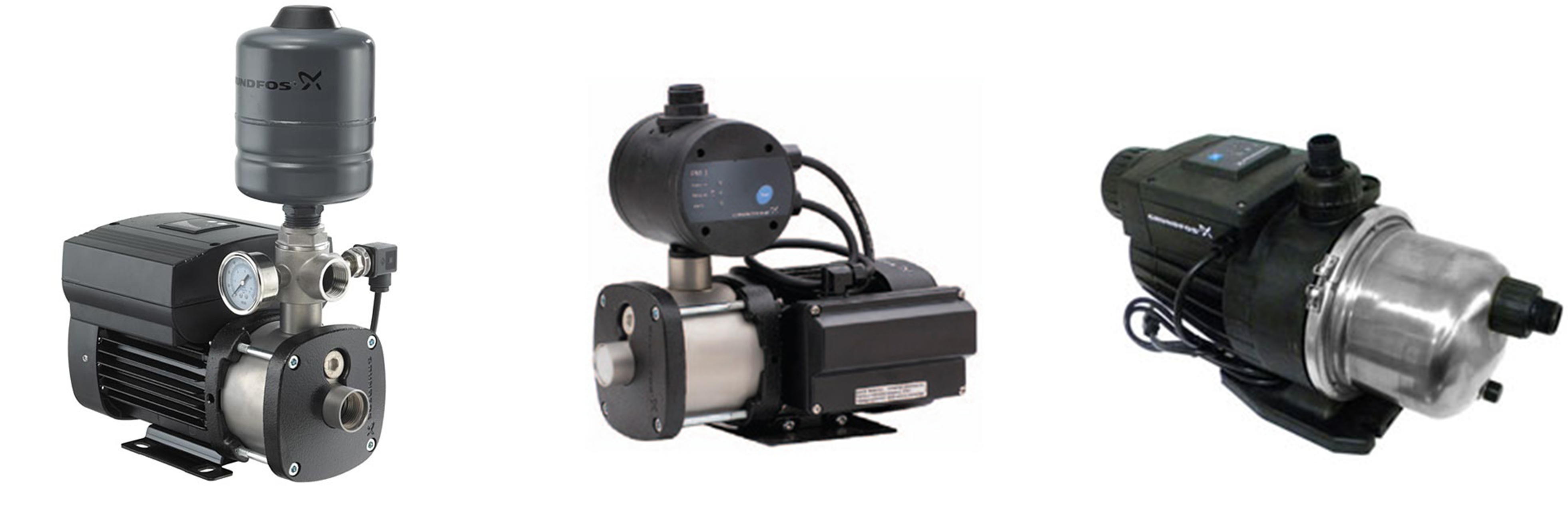 Vertical High Pressure Booster Pump - Material: Stainless Steel