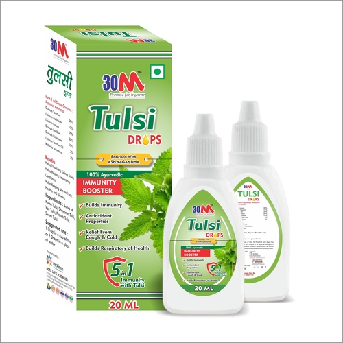 Tulsi Drops - Herbal Extract Blend | Pure Natural Ingredients, Immune System Support, Antioxidant Properties, Holistic Wellness