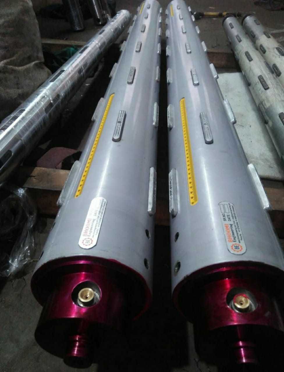 Lug Type Air Expanding Shaft - 50 Mm Diameter, 74 Mm To 300 Mm Diameter, Up To 5 Meter Length | Strong Rigid Design, Ideal For Winding And Rewinding Applications