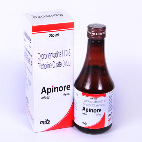 Cyproheptadine Hcl & Tricholine Citrate Syrup - 200ml | Appetite Stimulant, Bile Acid Binding Agent, Ayurvedic, Allopathic, Homeopathic