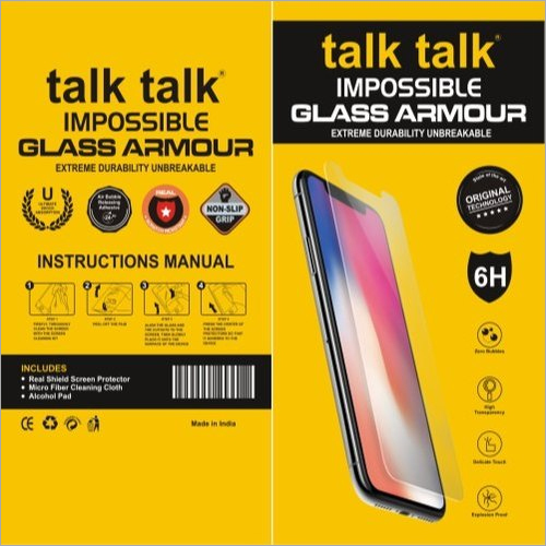 Mobile Anti Shock Screen Guard - PET Material | Scratch Resistant, Compatible with 2-13 Inch Screens, 0.3-0.5 mm Thickness