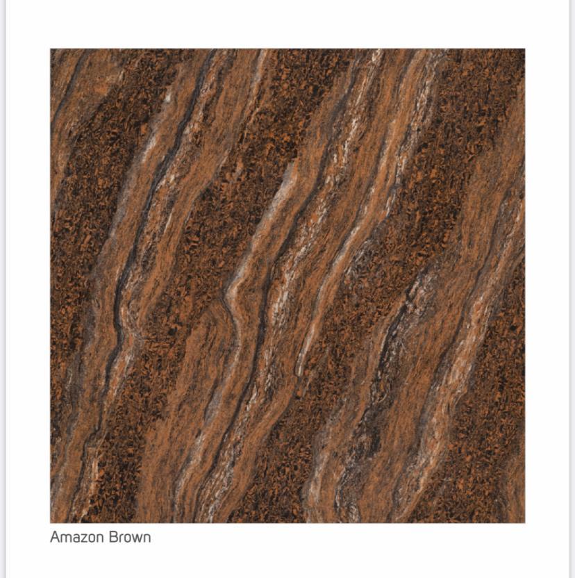 Amazon Brown Double Charge Vitrified Tiles Size: Different Sizes Available