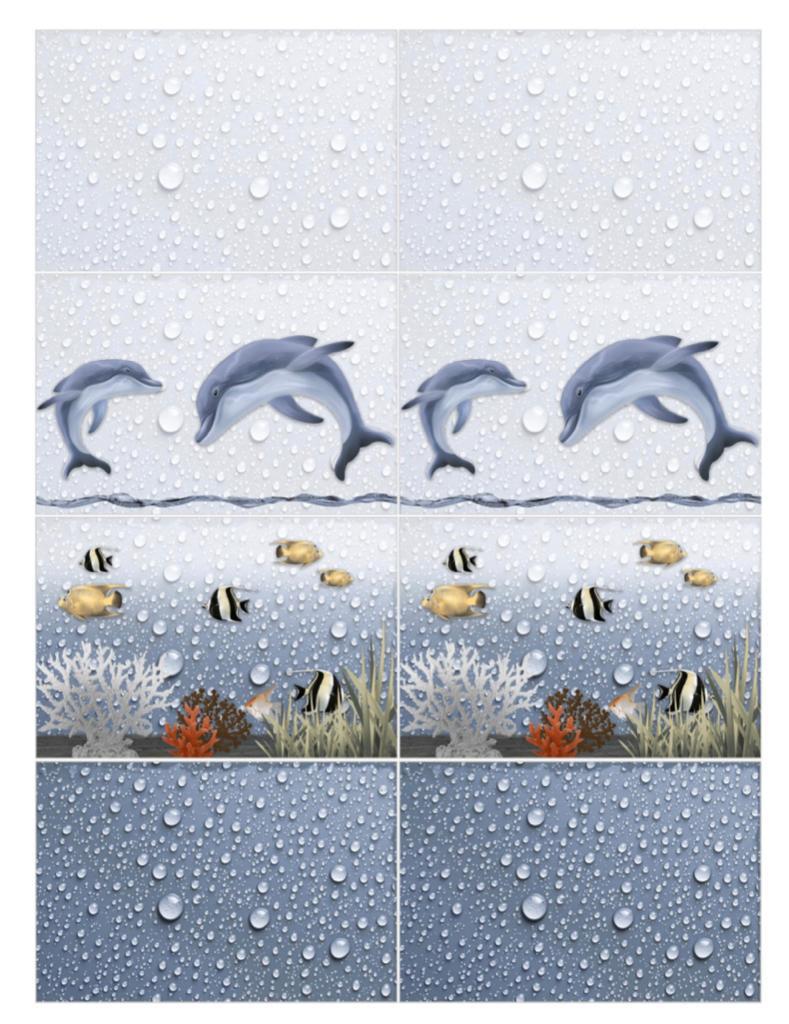 White 300x450 Mm Digital Wall Tiles