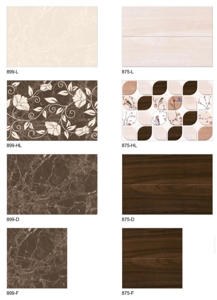 White 300x450 Mm Digital Wall Tiles