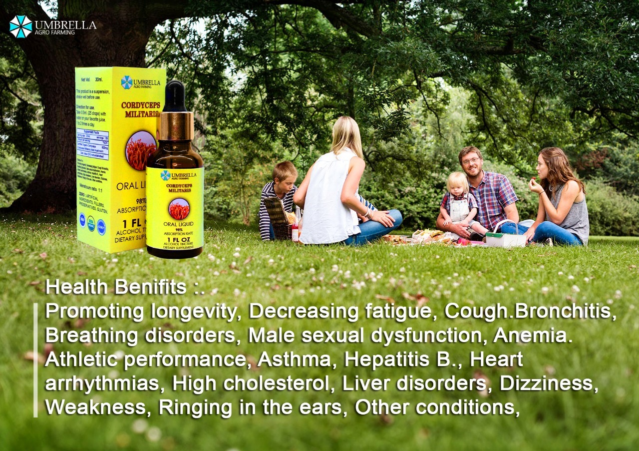 Cordyceps Militaris - 30ml Liquid Herbal Extract | Supports Cellular Energy, Enhances Metabolic Systems, Organic Formula