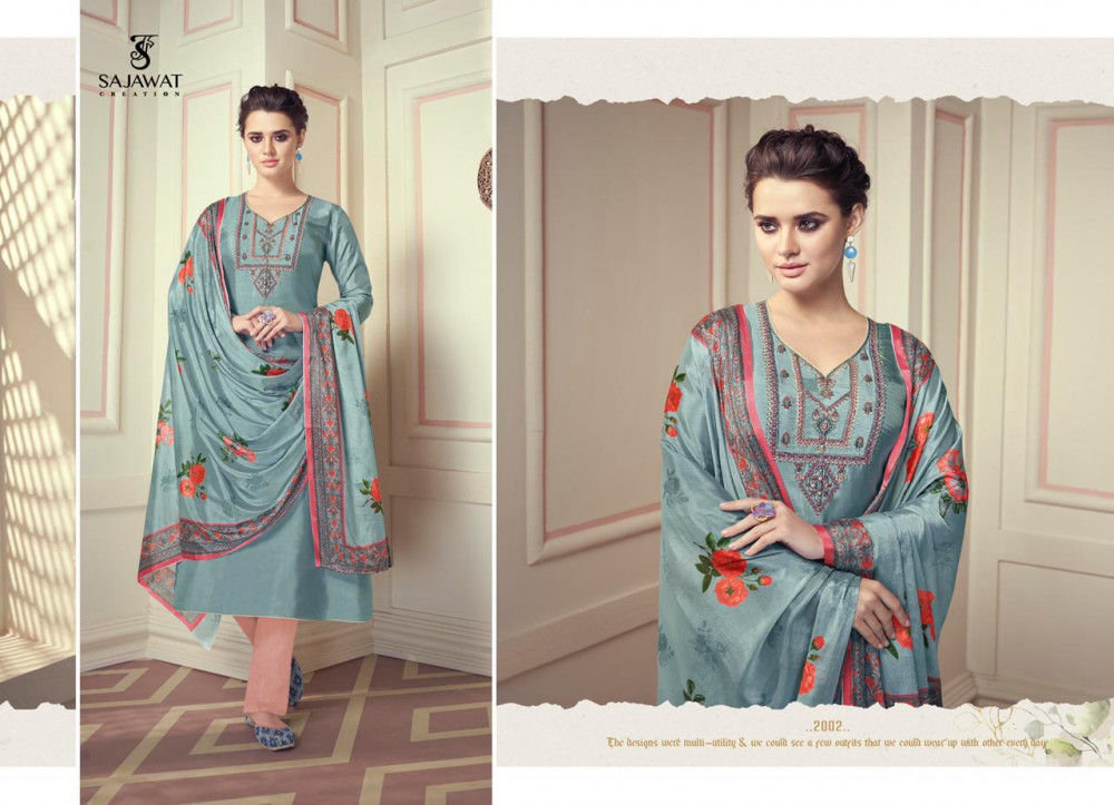Salwar Suit - Pyor Viscose & Santoon Silk, Full Stitched Sizes L-xxl, Multi Color, Heavy Barik Stitch Embroidery, Full Sleeves, Washable