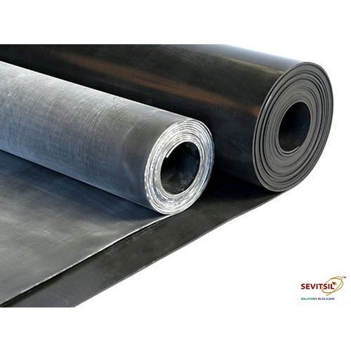 Viton Rubber Sheet - Thickness 3 to 5 mm, 70 Shore A Hardness, Black and Grey Color | High Tensile Strength 5, Durable and Versatile