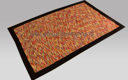 Handmade 100% Wool Flat Weave Indian Style Decorative Carpets Back Material: Woven Back