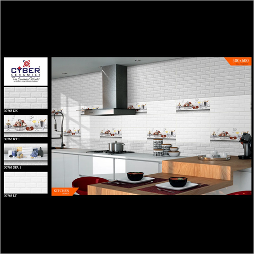 व्हाइट इंडियन किचन सिरेमिक टाइल्स