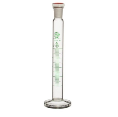 Mixing Cylinder With Round Base Class B 2000 Ml Equipment Materials: Borosilicate 3.3
