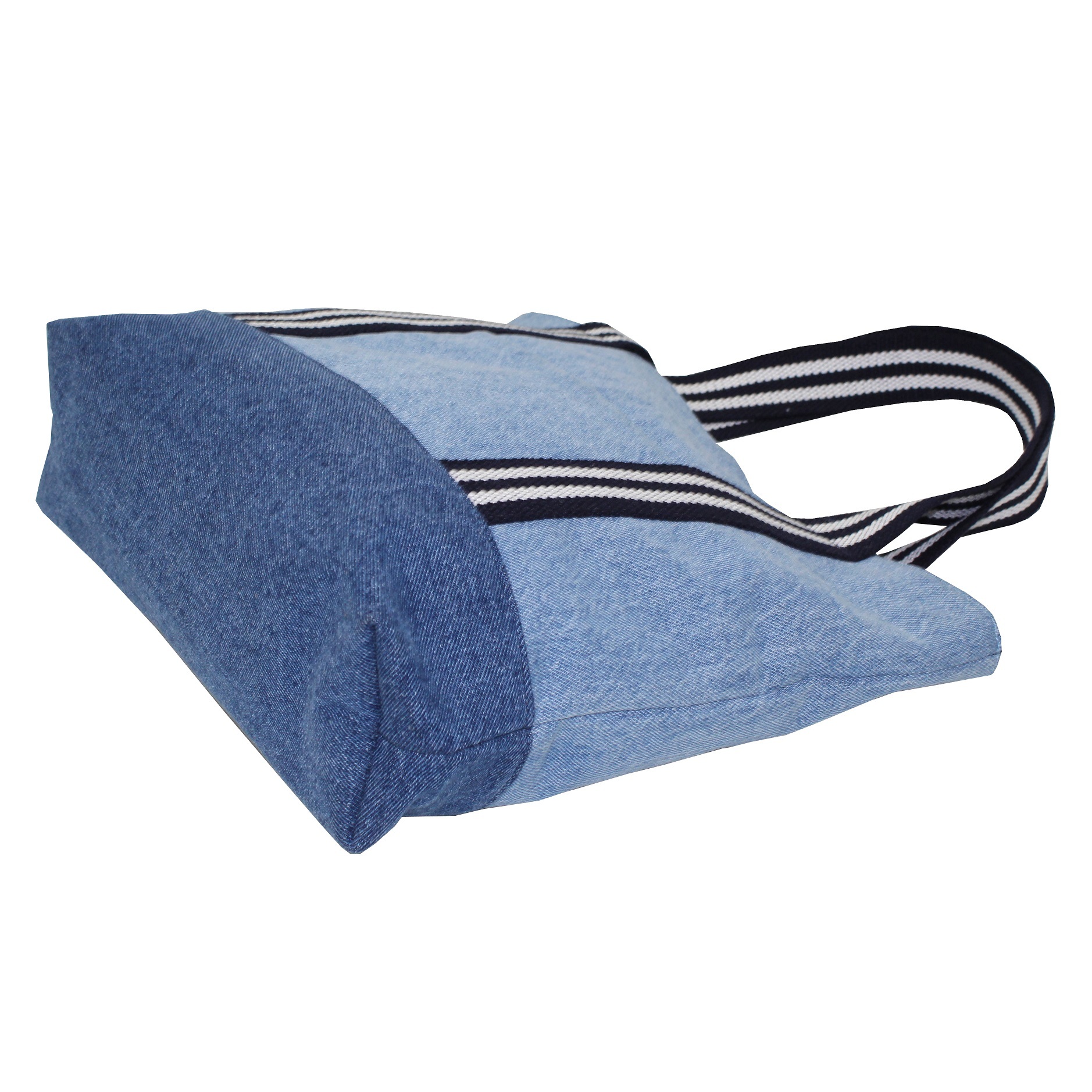 12 Oz Denim Tote Bag With Web Handle Capacity: 5 Kgs Kg/day
