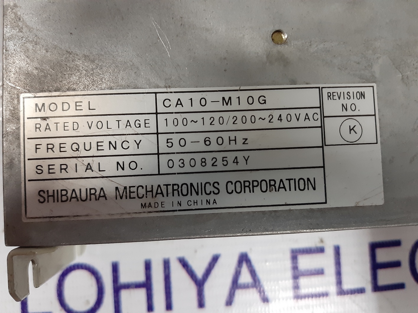 Shibaura Mechatronics Servo Drive Ca10-m10g