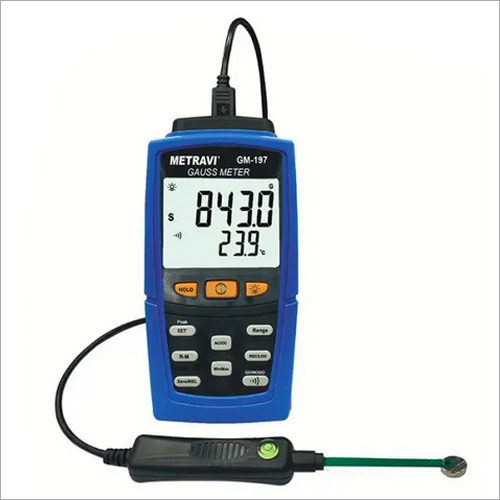 Metravi Gm-197 Gauss Meter For Static & Electromagnets - Material: Abs Plastic