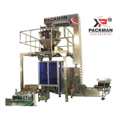 Durable Automatic Multi Head With Collar Type Pouch Packing Machine