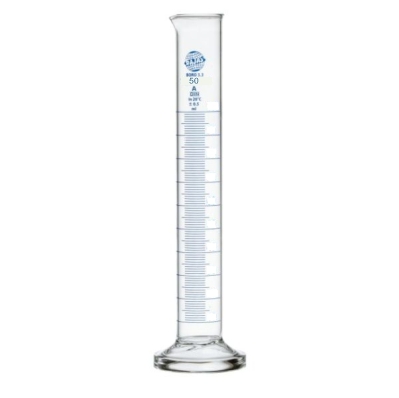 Measuring Cylinder With Round Bottom Class A 50 Ml Equipment Materials: Borosilicate 3.3