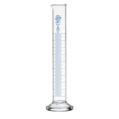 Measuring Cylinder With Round Bottom Class A 500 Ml Equipment Materials: Borosilicate 3.3