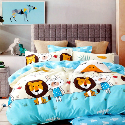 Cartoon Print Soft Bedding Set