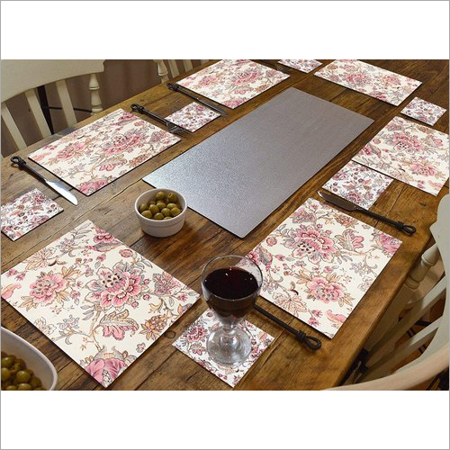 Printed Table Mats - Art Card Material, Multi-Size Customization, Unique Shape Design, Personalized Thickness Options