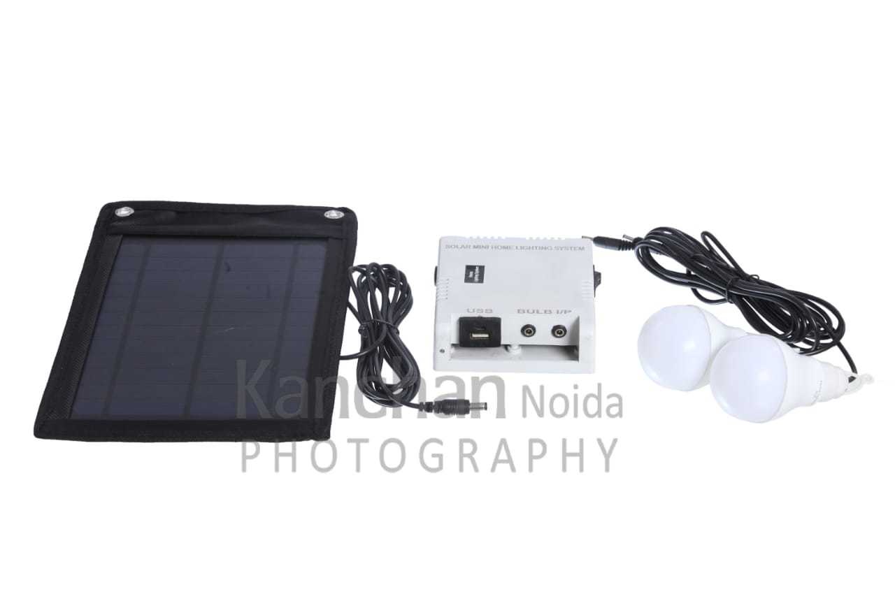Mini Solar Home Lighting Kit Cable Length: 2  Meter (M)