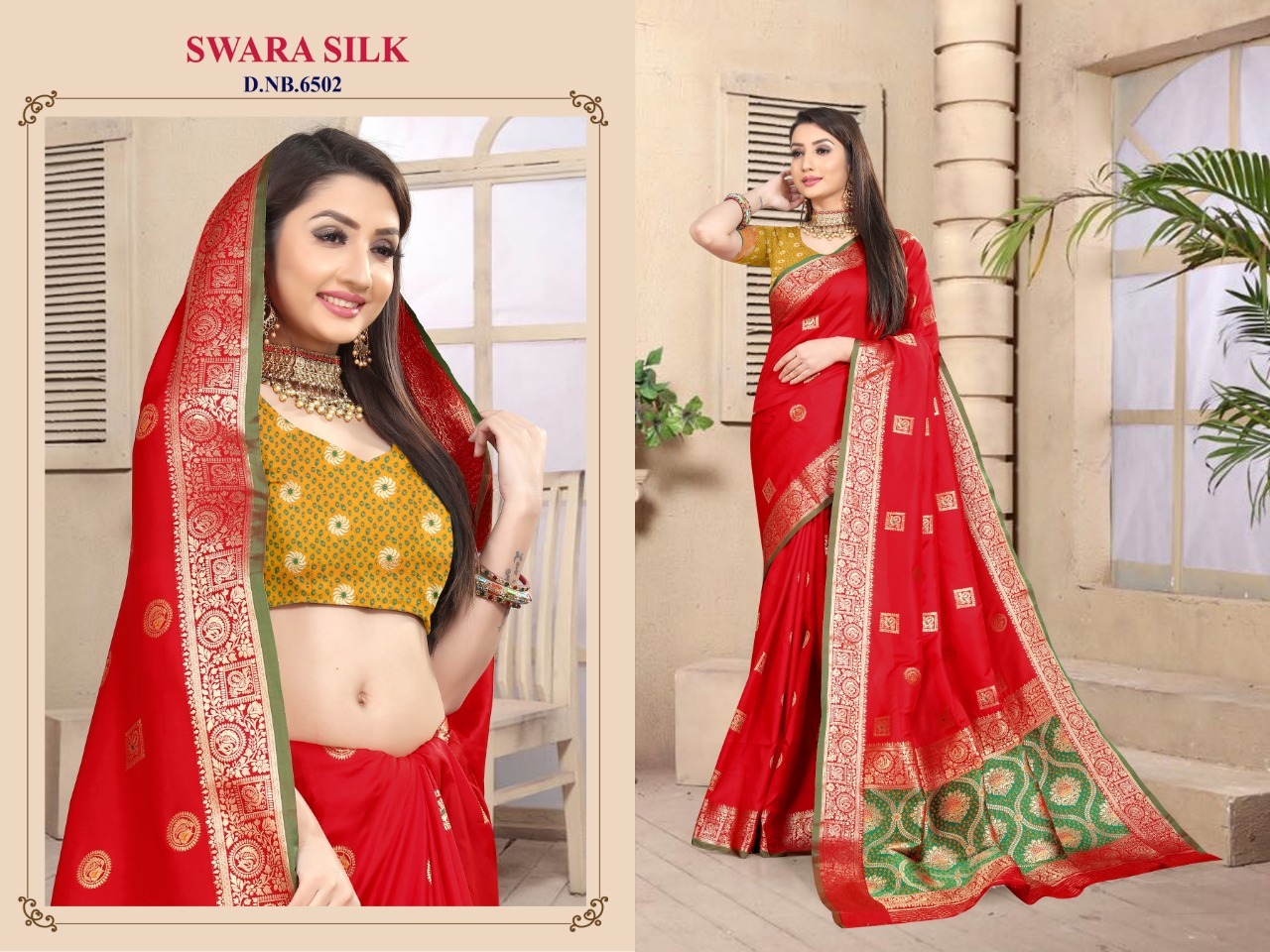 Festive Preferable Multi Colored Soft Silk Saree