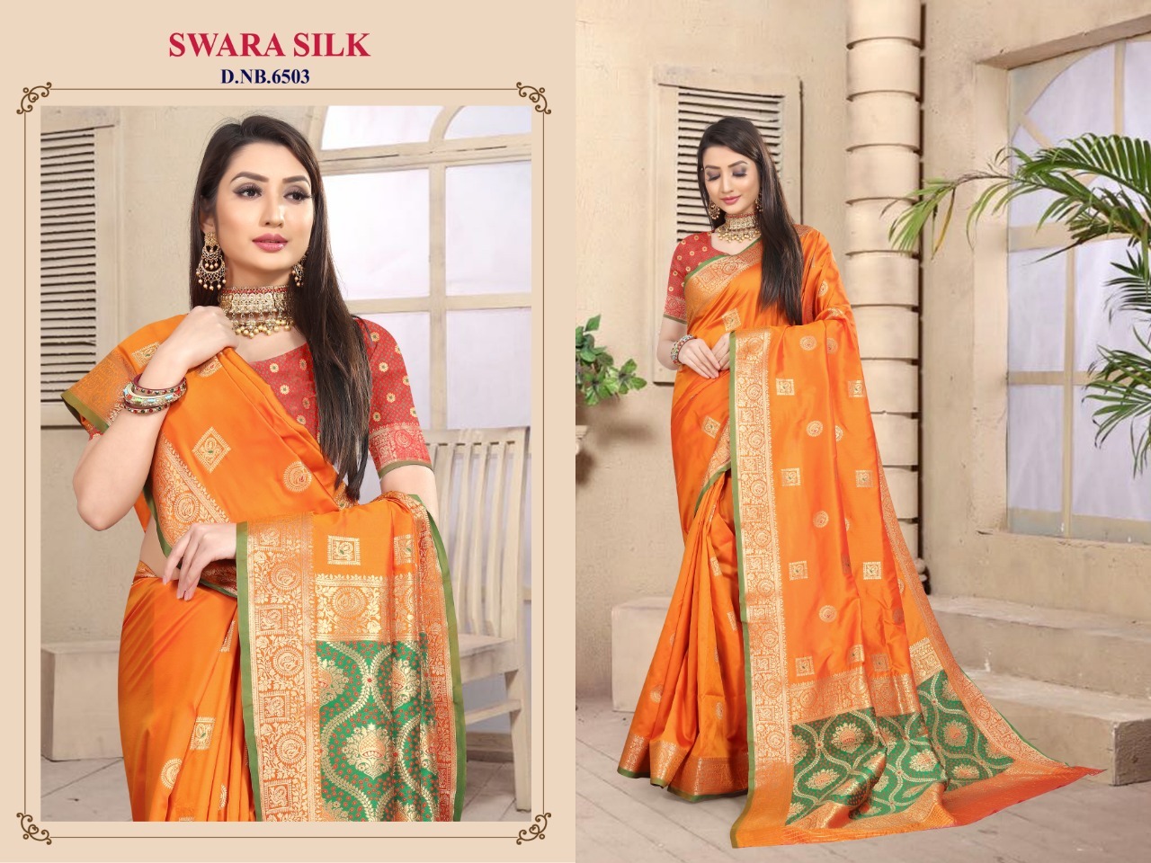 Festive Preferable Multi Colored Soft Silk Saree