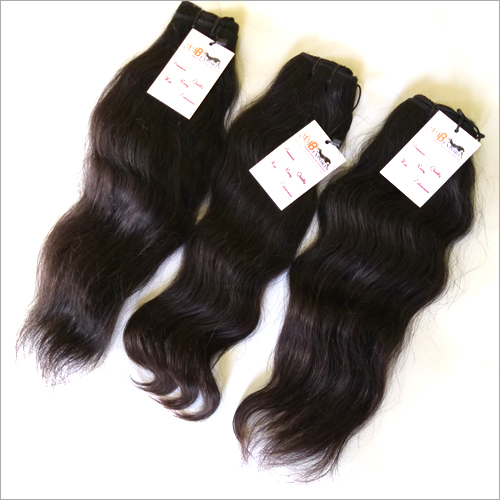 Weaving Natural Color Mink Raw Virgin Wavy Hair Extension