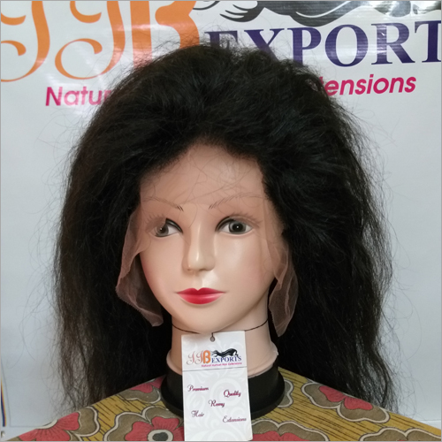 Natural Black Virgin Human Hair Wigs