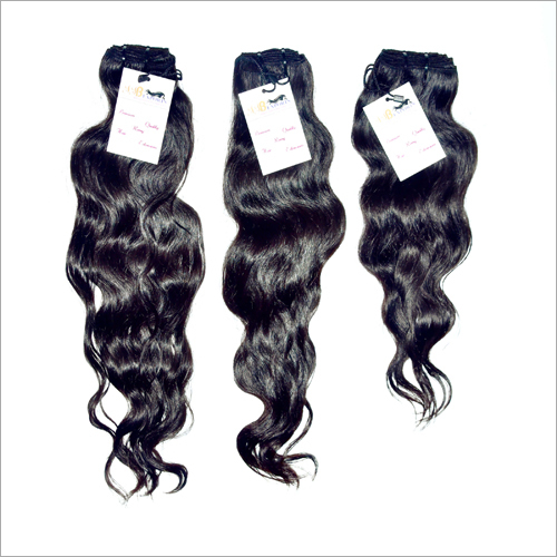 Natural Black Raw Virgin Indian Mink Unprocessed Wavy Hair Extension