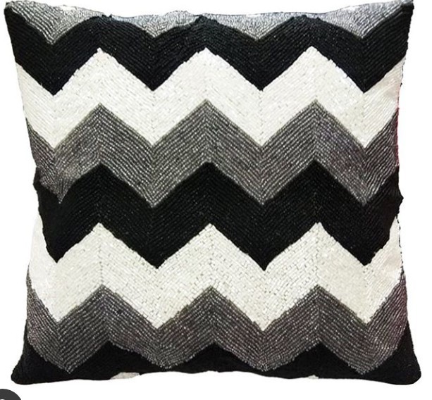 Multi Beaded Cushion Cover