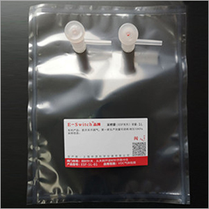 4 To 5MM PTFE FEP Gas Sample Bags With Two PP Valve