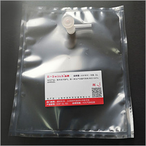 6 To 7MM PTFE FEP Gas Sample Bags With One PP Valve